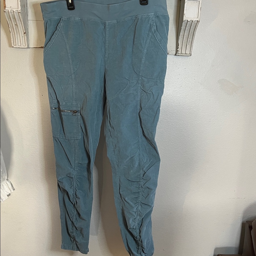 Wearables Green Soft Corduroy Women’s Pants Size XL